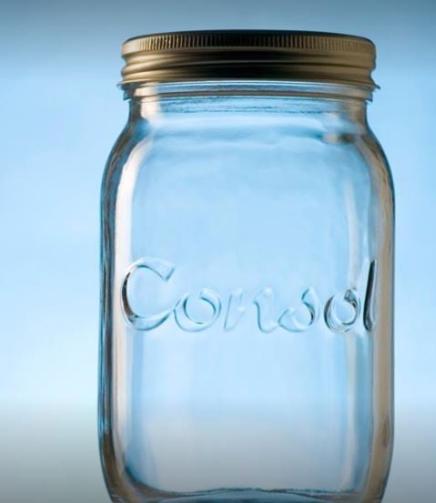 Consol glass