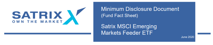 Satrix 2020 Factsheets Emerging Markets ETF