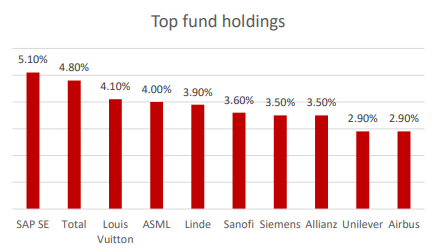 Sygnia Eurostoxx 50 Top Holdings